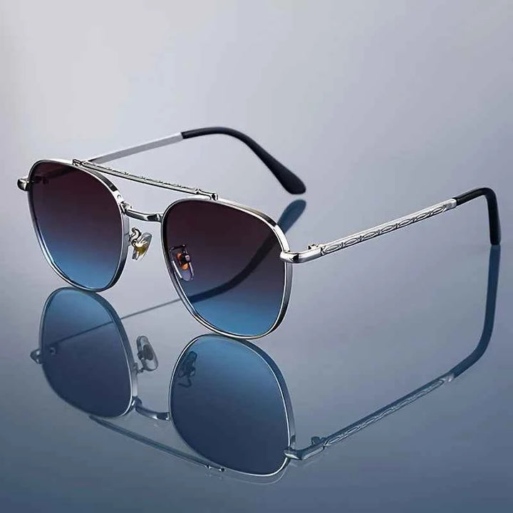 Stylish Aviator Sunglasses for Ultimate UV Protection Midnight Blue
