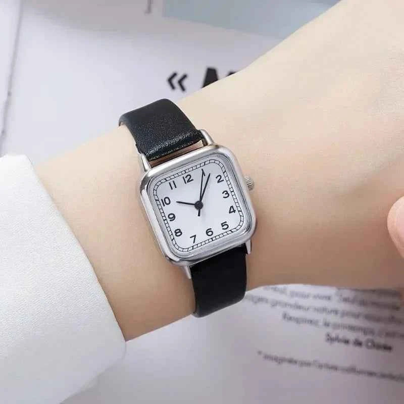 Square Alloy Watch for Stylish Elegance