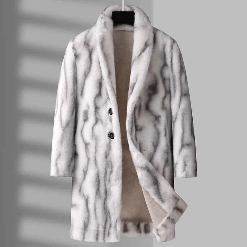 Men's Twin-Style Coat White