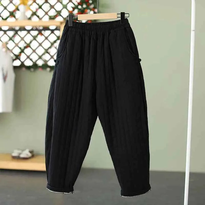 Women's Ultra-Warm Quilted Harem Pants