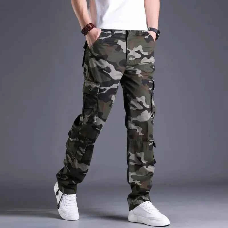 Men's Tactical Cargo Pants Forest Camo