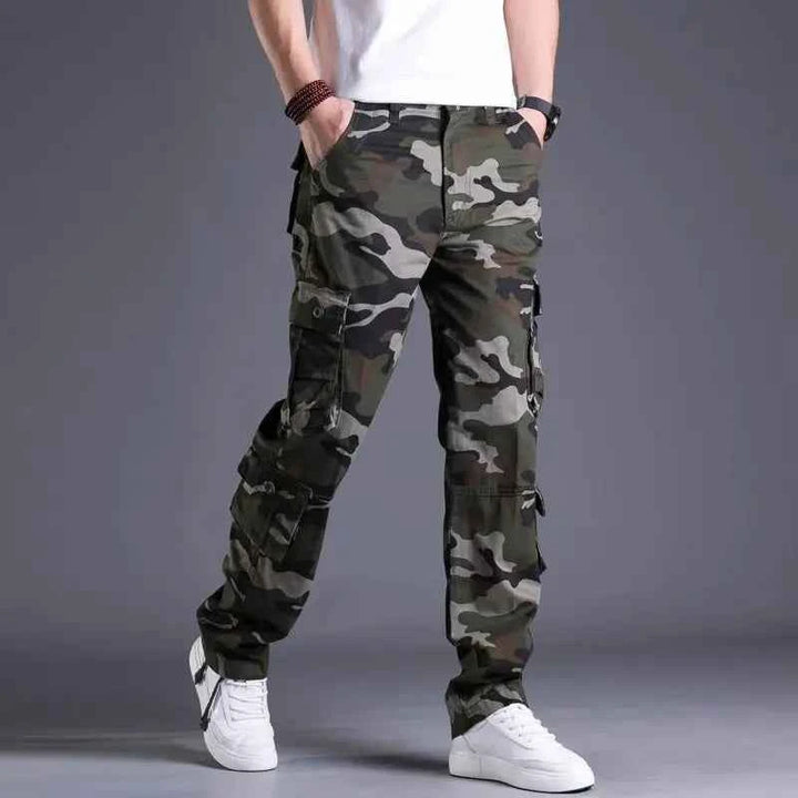 Men's Tactical Cargo Pants Forest Camo