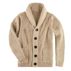 Men's Shawl Cardigan - Stylish and Versatile Knitwear