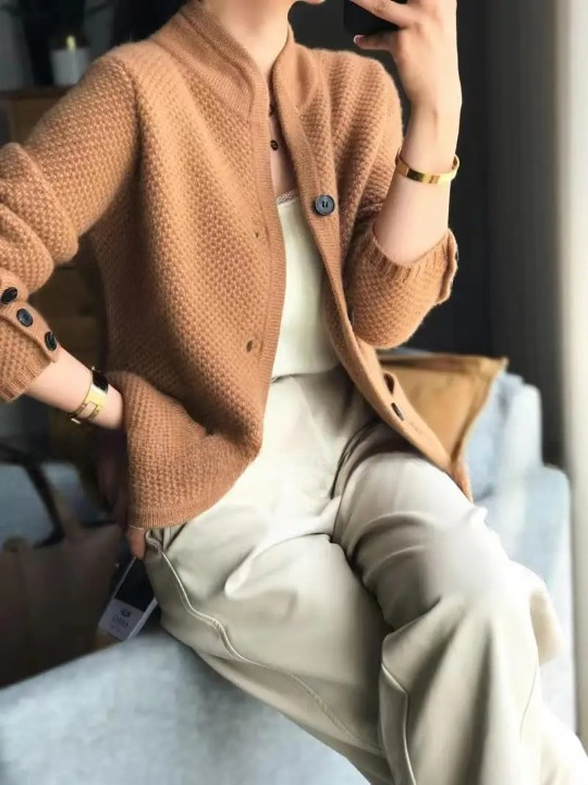 Women's Winter Button Front Cardigan