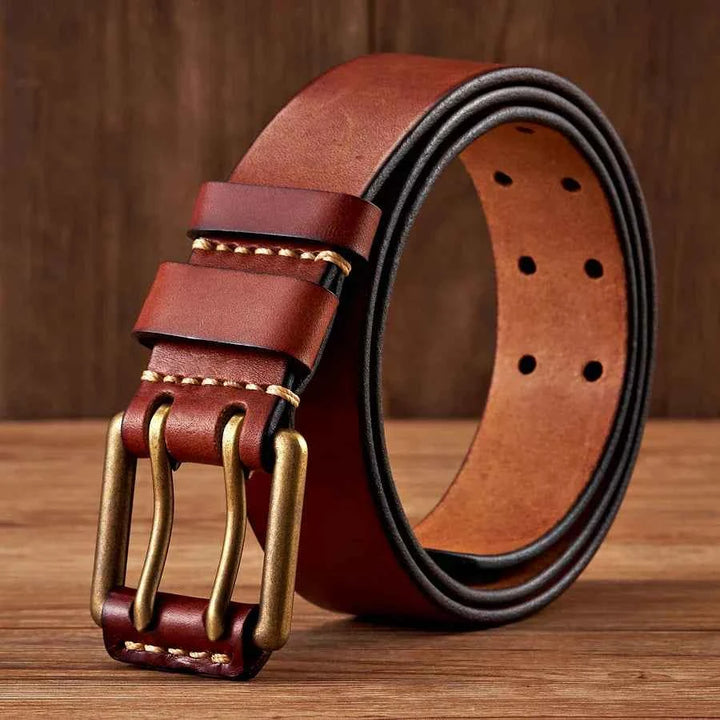 Adjustable Solid Belt | Versatile Length Design Amberwood
