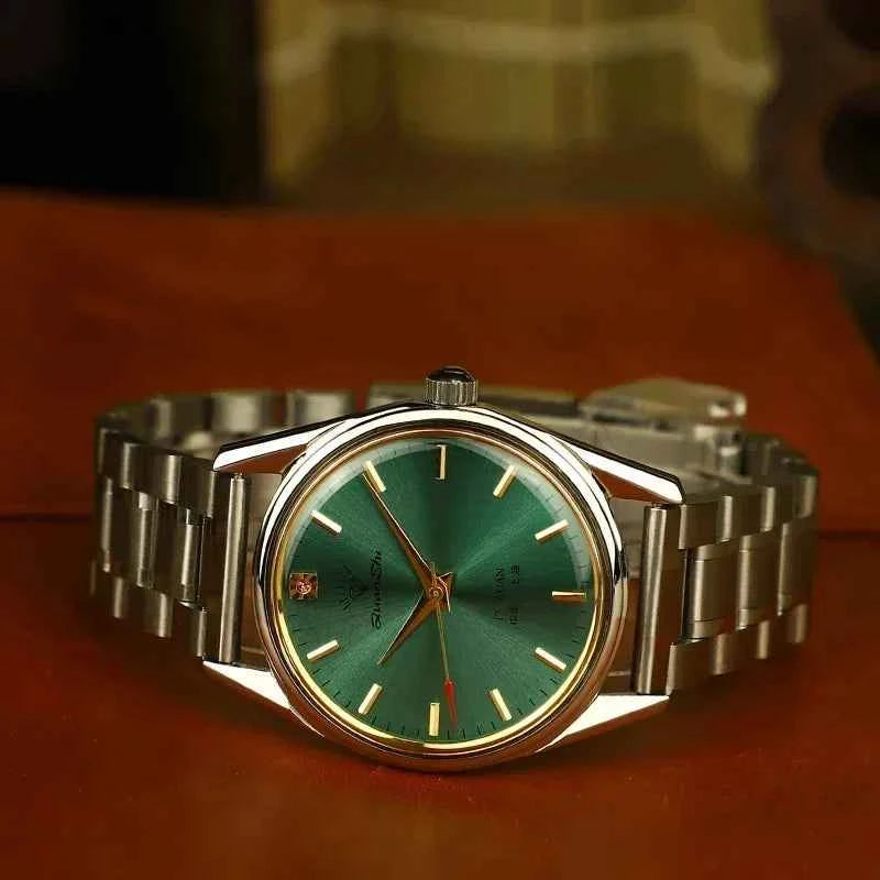 Round Case Multi-Link Bracelet Watch