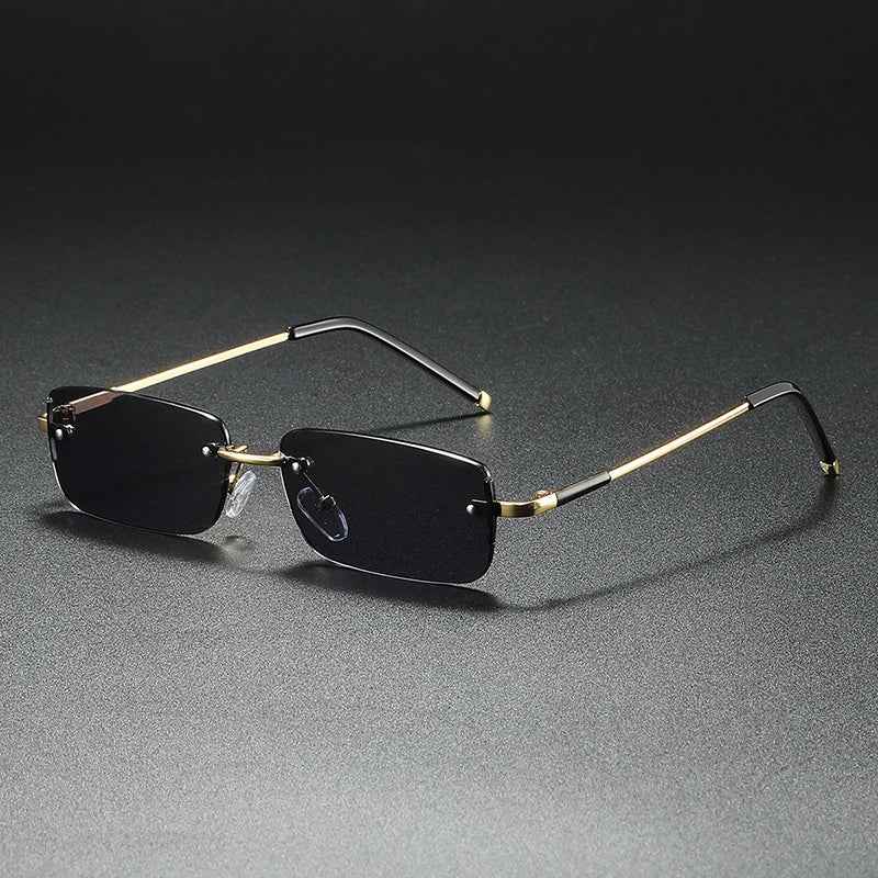 Men's Horizon Sunglasses - Stylish UV Protection Golden Gray