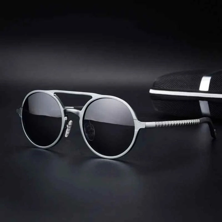 Unisex Aerosol Sunglasses - Stylish UV Protection Silver