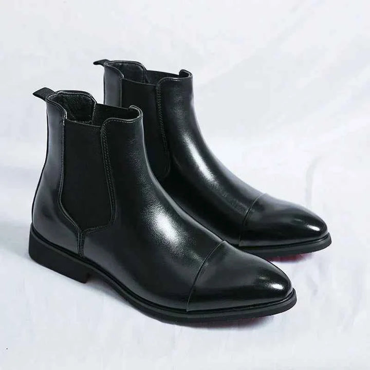 Men's Slip-Resistant Chelsea Winter Boots - Stylish & Comfortable