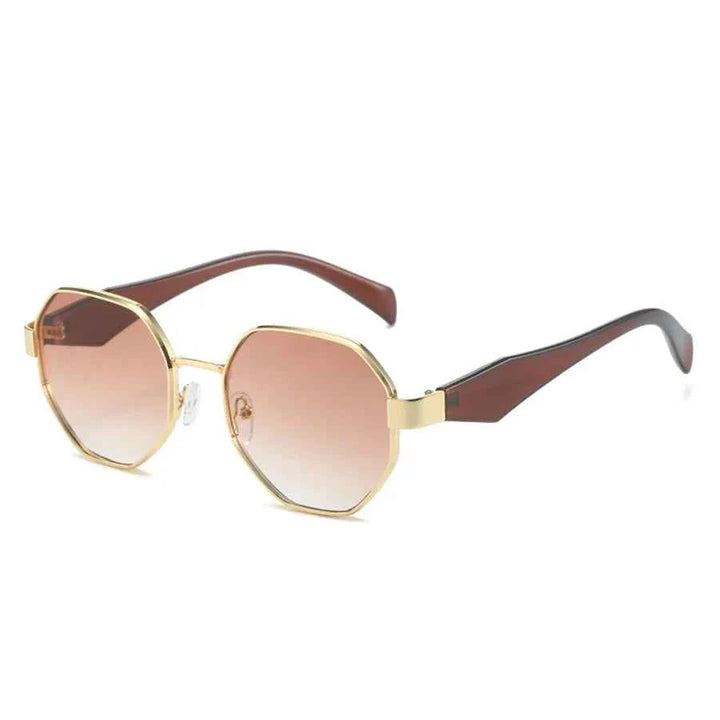 Geometric Patterned Shades Brown
