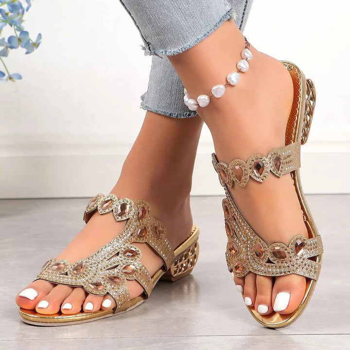 Linda | Glamour Stylish Sandals Gold (Almost sold out)