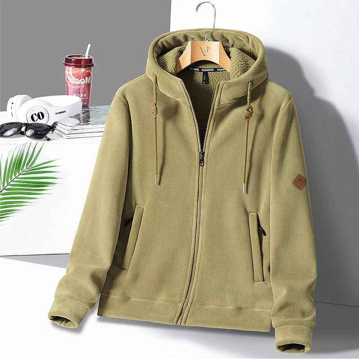 Men's Heavy Fleece Hoodie Green