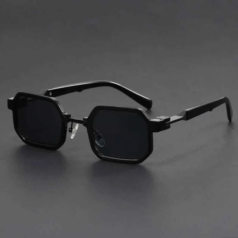 Stylish Octagonal Sunglasses Black