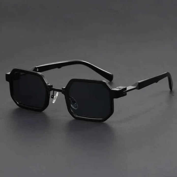 Stylish Octagonal Sunglasses Black