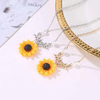 Sunflower Pendant Necklace - Radiant Floral Jewelry