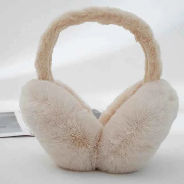 Cozy Headband Earmuffs for Warmth and Style White