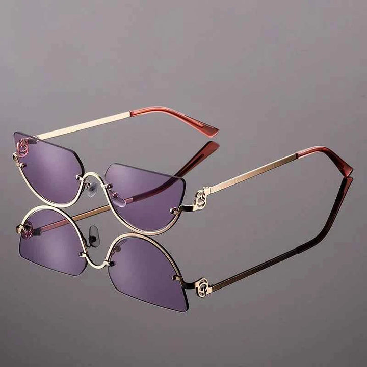Cat Eye Sunglasses for Women Purple