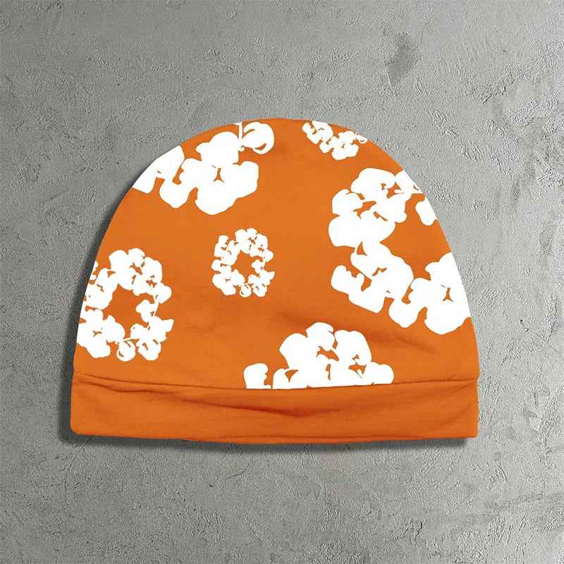 Harper | Unisex Double Layer Pullover Hat – Streetwear Beanie Cap Orange
