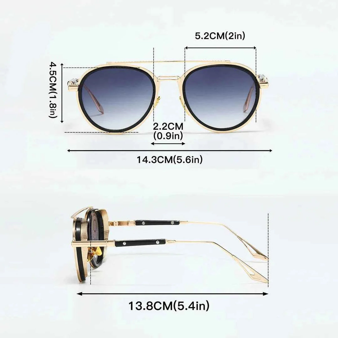 Retro Aviator Sunglasses for Men