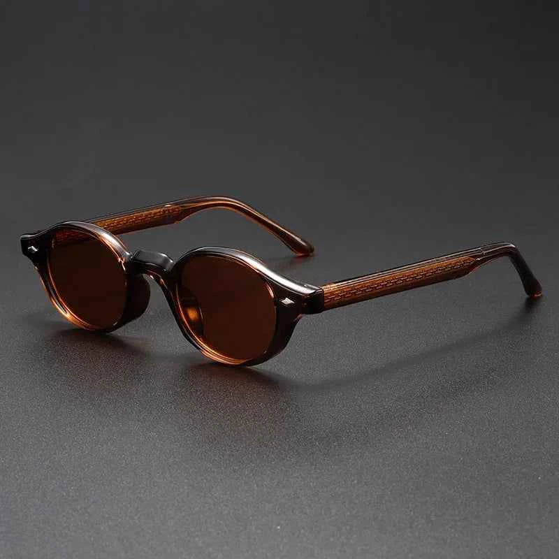 Stylish Oval Sunglasses for Trendy Looks Tea Brown