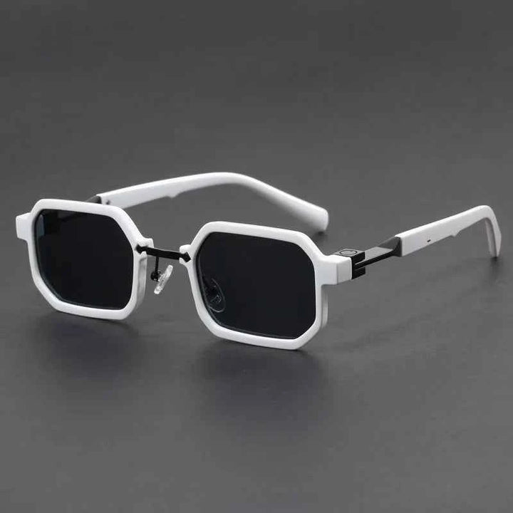 Stylish Octagonal Sunglasses White