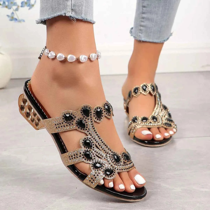 Linda | Glamour Stylish Sandals Black (Almost sold out)