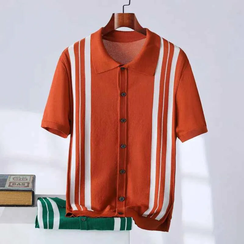 Men's Striped Polo Shirt - Haverford Style