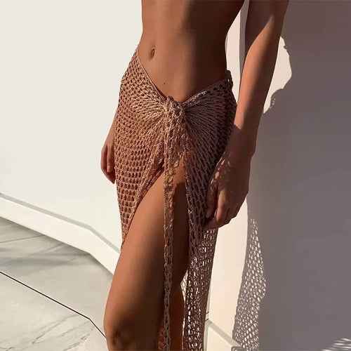 Women's Trendy Summer Cover-Up Skirt Nude