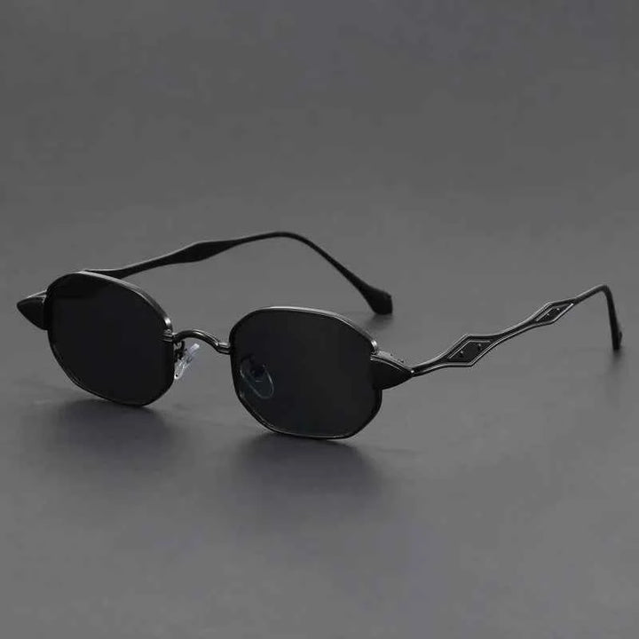 Stylish Titan Edge Sunglasses for Ultimate UV Protection Deep Black