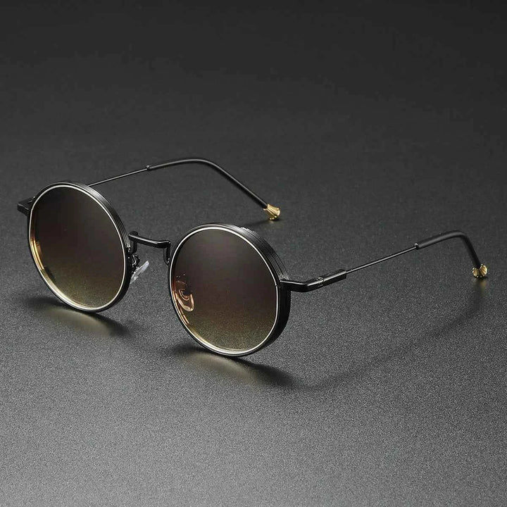 Stylish Metal Sunglasses for Ultimate Sun Protection Black