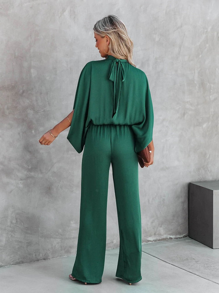 Women's Chic Jumpsuit - Stylish and Versatile