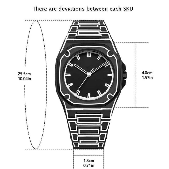 Stylish Arc Outline Watch for Modern Elegance