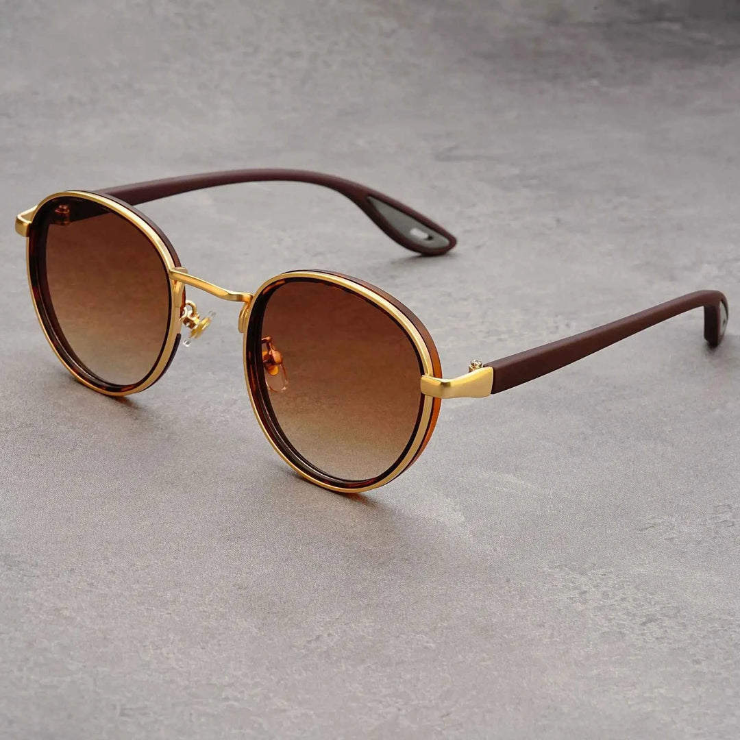 Stylish Oval Frames for a Chic Look Amber Brown