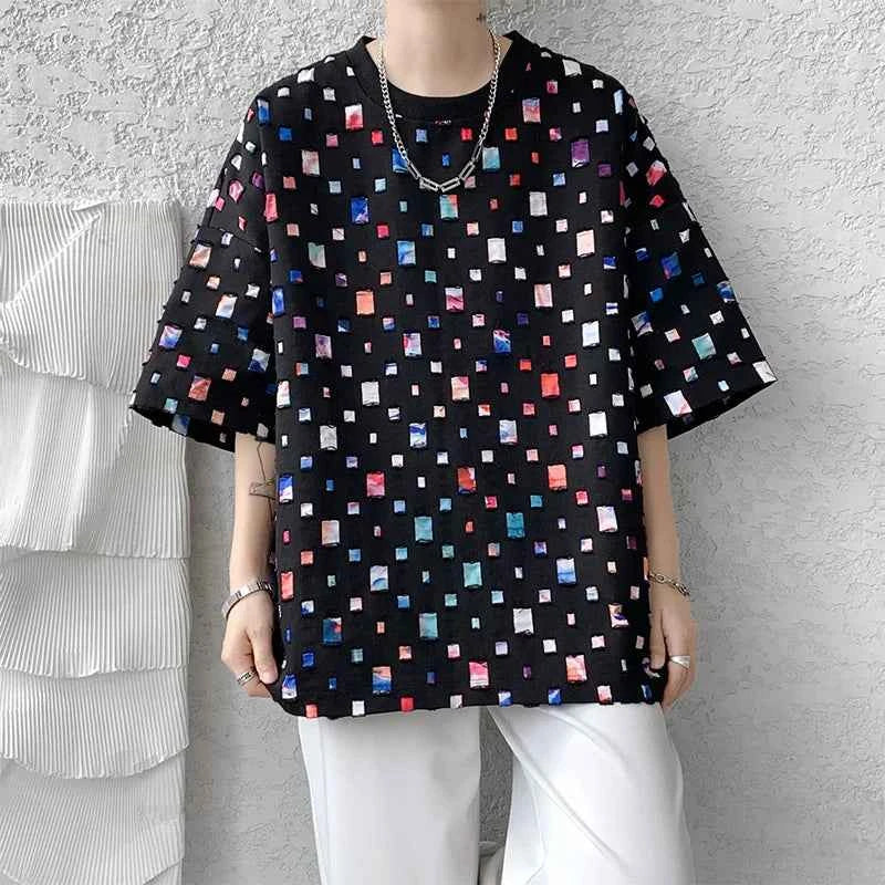 Men's Oversized Mosaic Shirt