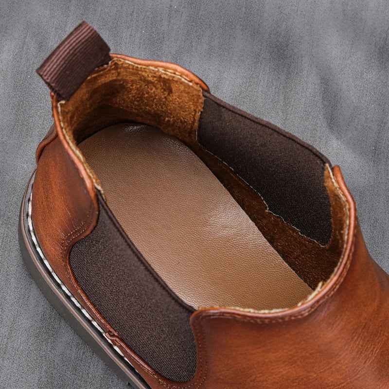 Ghete clasice Chelsea de iarnă pentru bărbați, până la gleznă