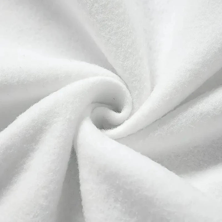 Grim julesweatshirt med rund hals til mænd - design med julemand og haj, store størrelser
