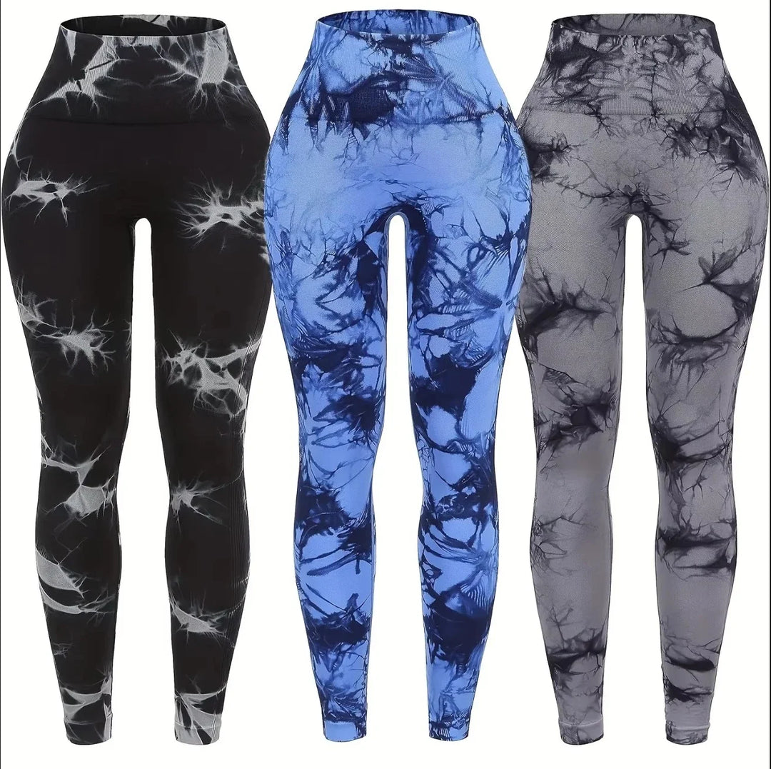 Women's High Waist Seamless Yoga Leggings, Push Up Sports Tights