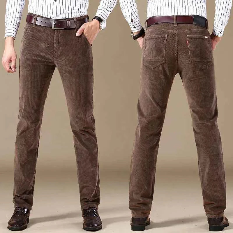 Men's Corduroy Trousers Taupe