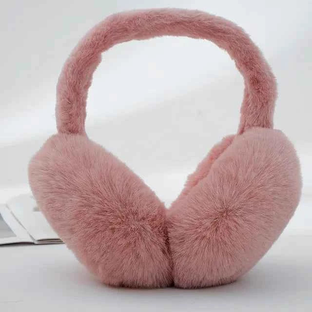 Cozy Headband Earmuffs for Warmth and Style Pink