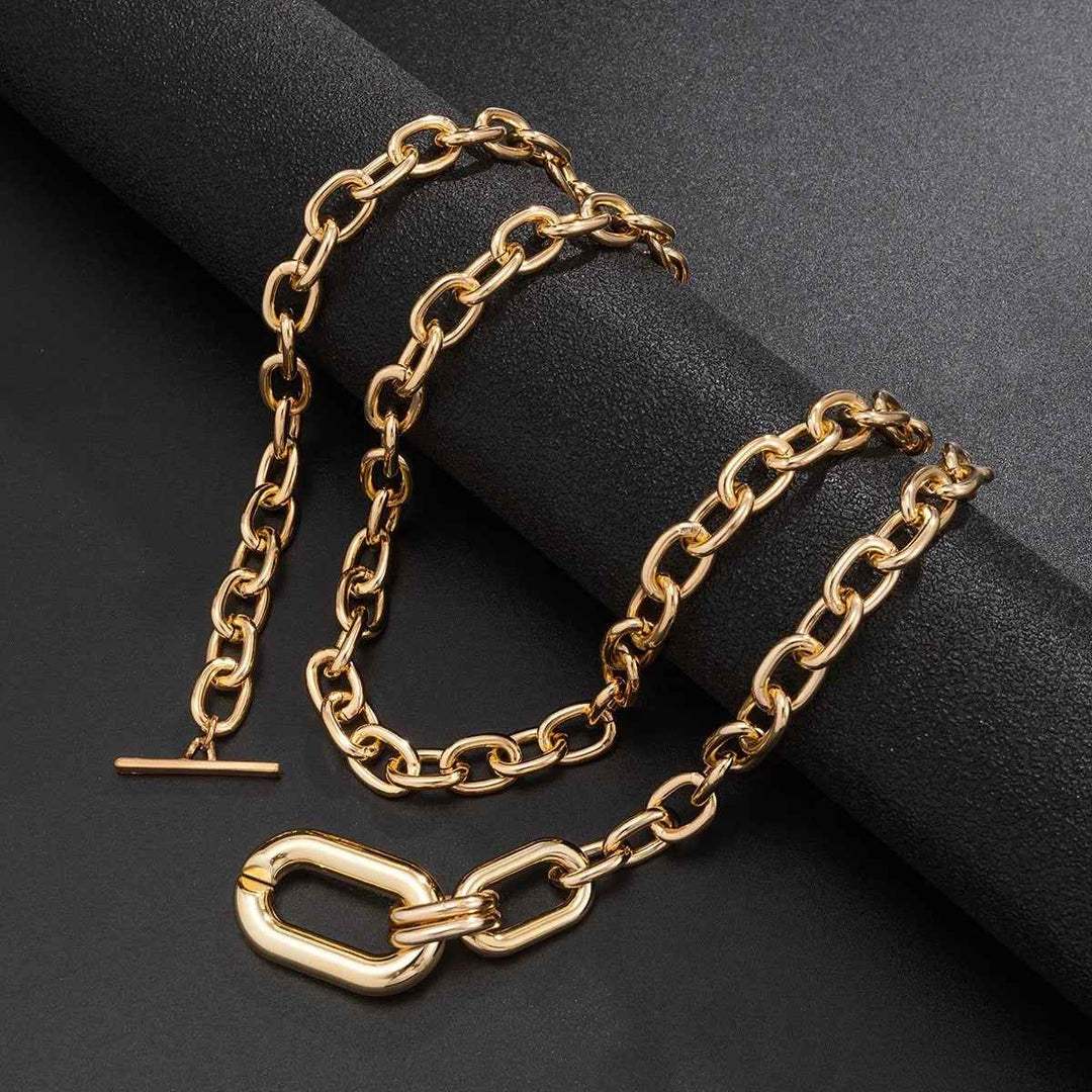 Stylish Chain Reaction Necklace for Effortless Elegance