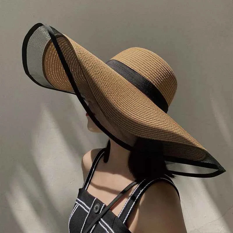 Wide Brim Sun Hat for Stylish Outdoor Protection Sand