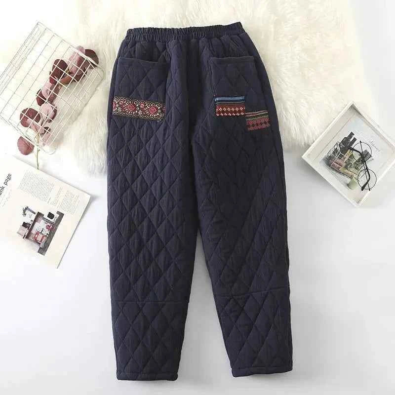 Women's Ultra-Warm Cotton Winter Pants for Cold Weather