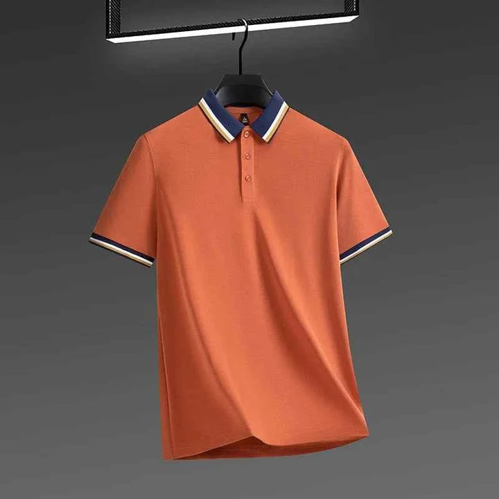 Men's Performance Polo Shirt Orange