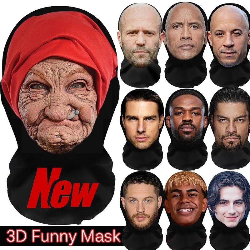 Halloween's Realistic Cosplay Masks for Costumes and Disguises