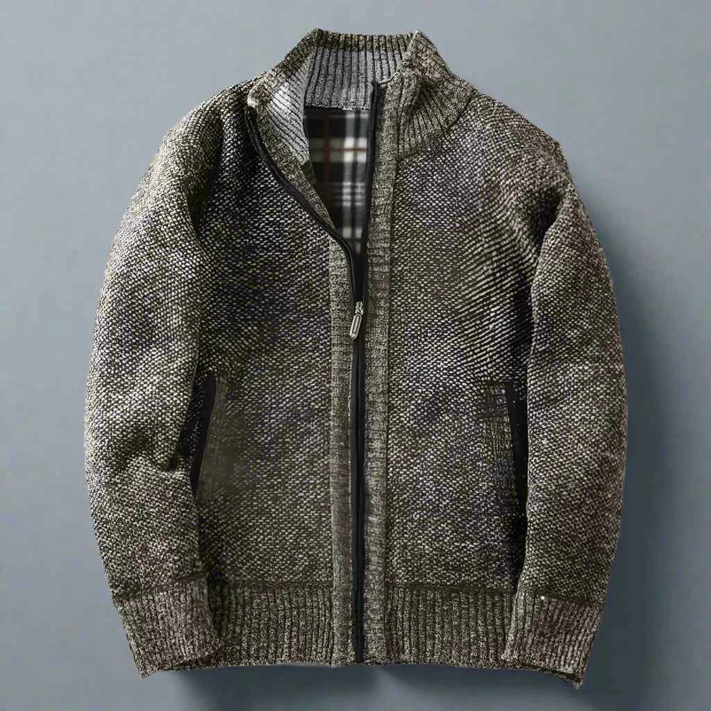 Men's Norfolk Zip Sweater