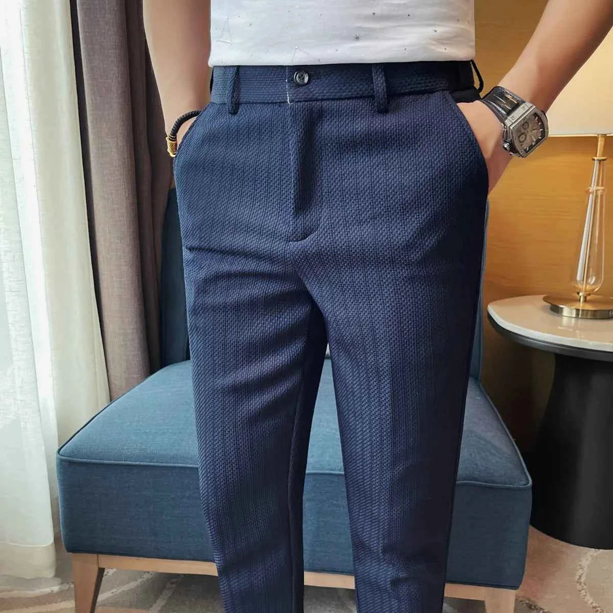 Men's Modern Slim Fit Trousers