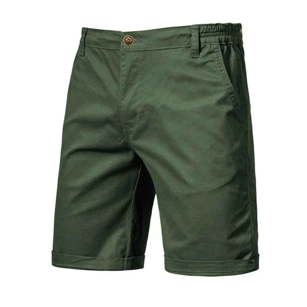 Wyatt | Smart Casual Shorts for Effortless Summer Style Army Green