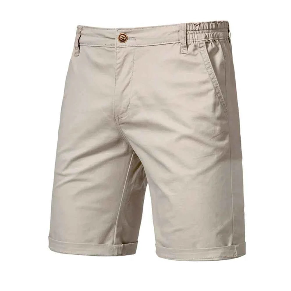 Wyatt | Smart Casual Shorts for Effortless Summer Style Khaki