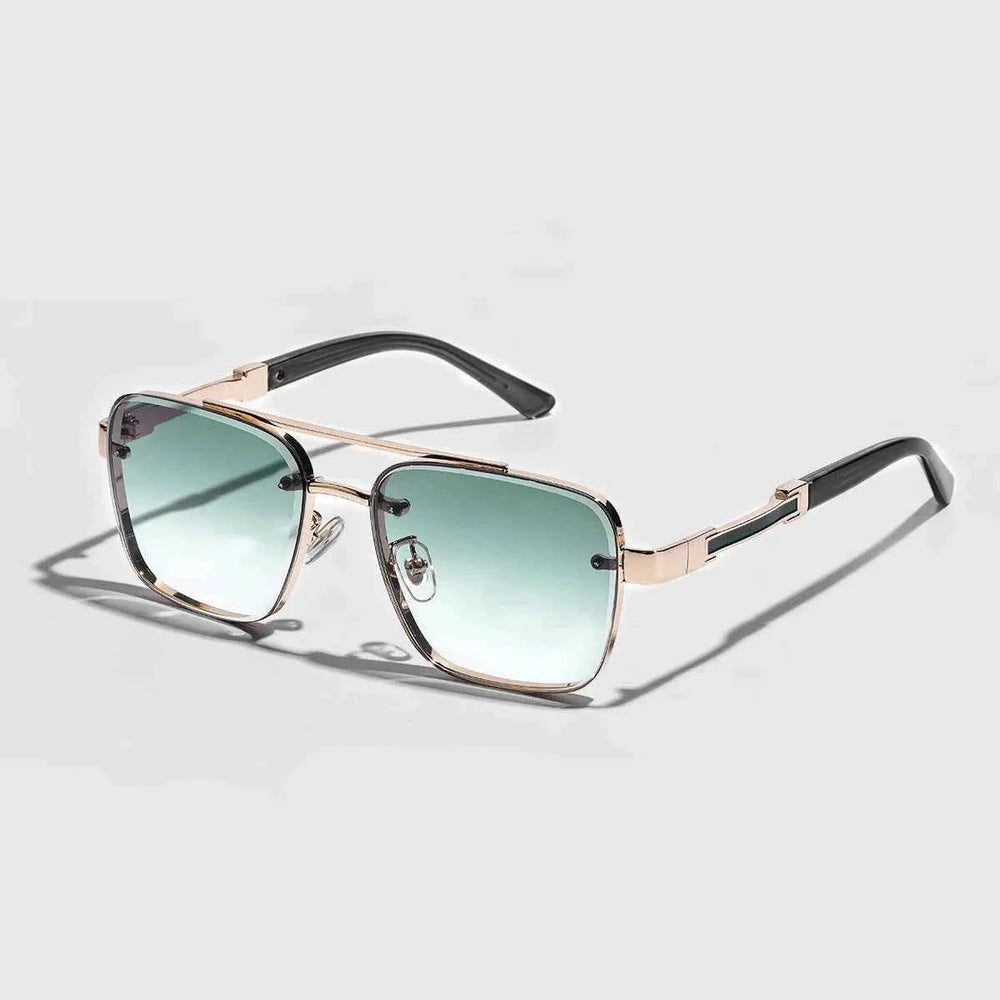 Stylish Double Bridge Sunglasses for Trendy Looks Gree