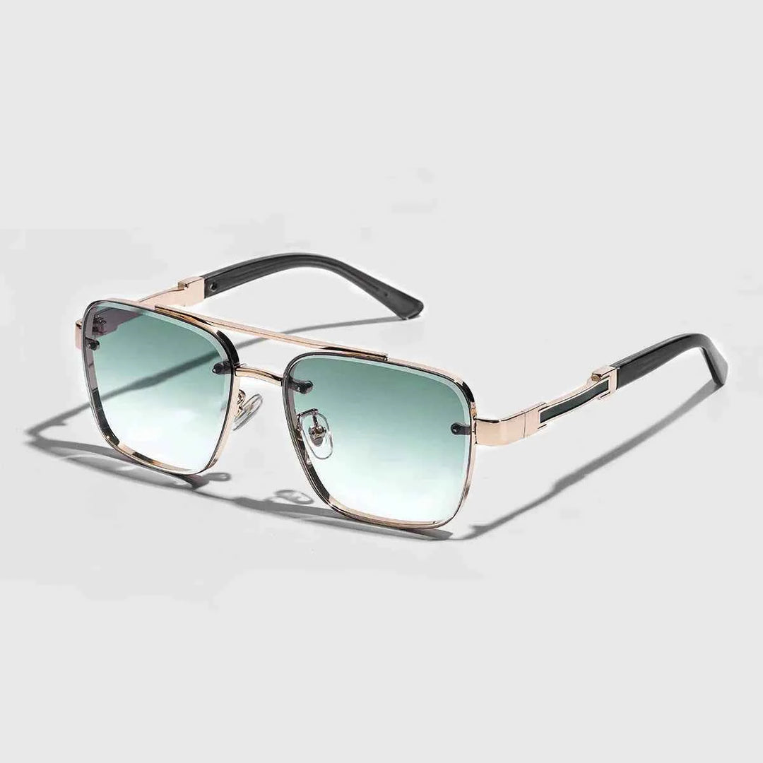 Stylish Double Bridge Sunglasses for Trendy Looks Gree